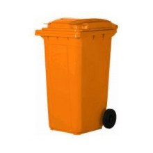 360 Litre Turuncu Plastik Çöp Konteyneri