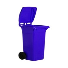 240 Litre Lacivert Plastik Çöp Konteyneri