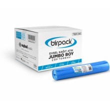 SIFIR ATIK ÇÖP TORBASI KAĞIT ATIK JUMBO BOY ÇÖP TORBASI 80 X 110 20 RULO